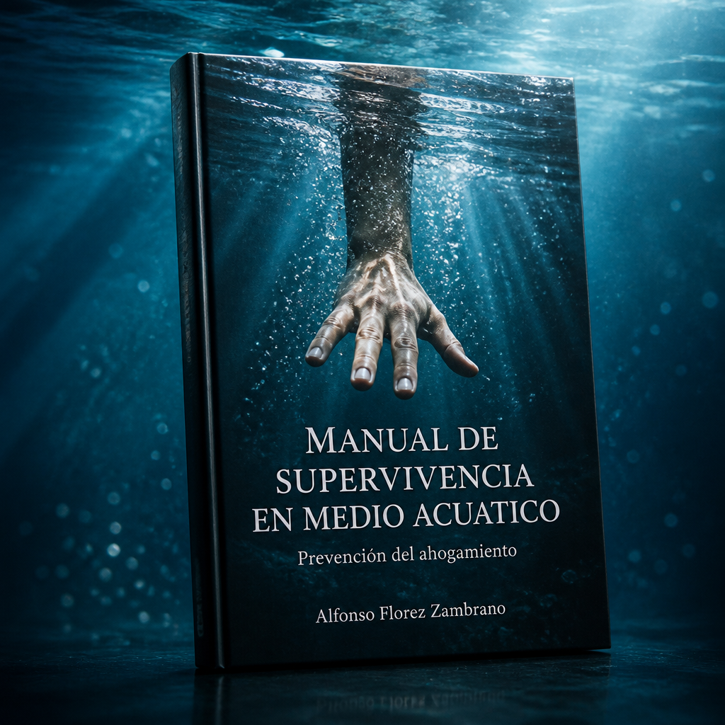 Portada tridimensional del manual Tucunaré de supervivencia en medio acuático y prevención del ahogamiento